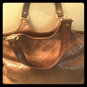 Tory Burch vintage leather tote bag
